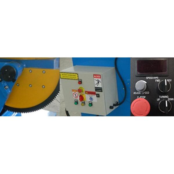 Automatic Tilting Pipe Welding Positioners For Elbow Pipe / Workpiece 5 Ton 10 Ton Welding Positioner
