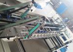 High Efficiency Carton Box Making Machine / Automatic Folder Gluer Stitcher
