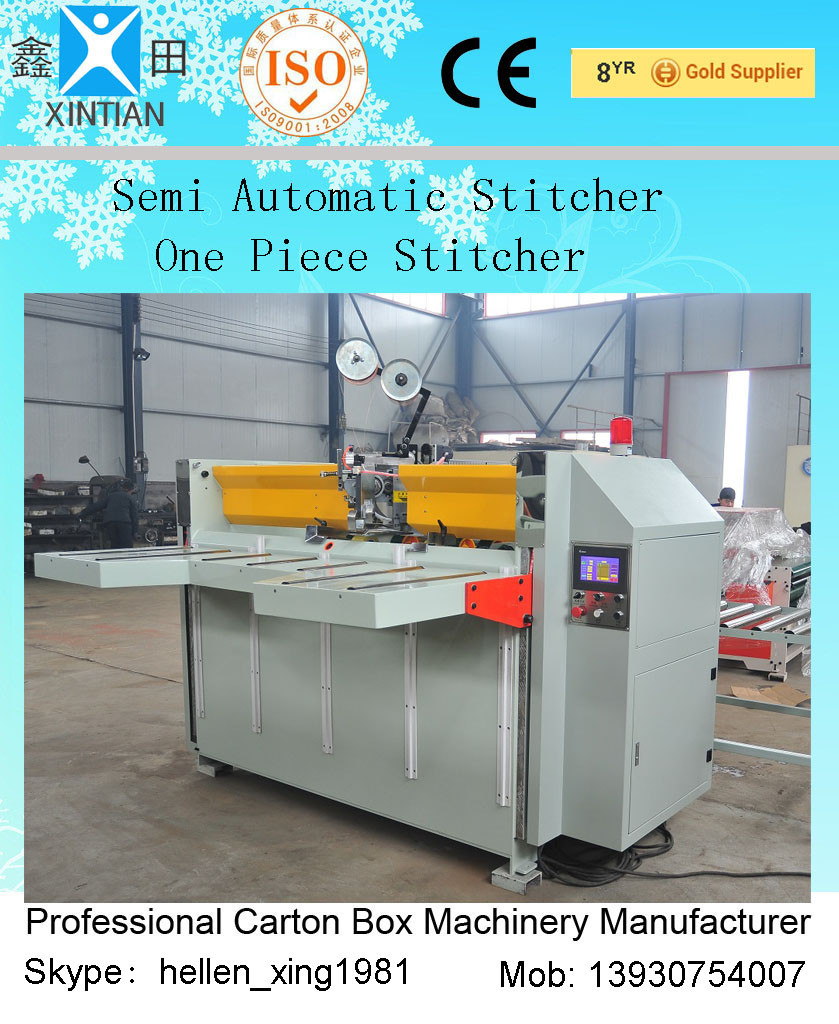 Buy cheap 4HP Alloy High Speed Carton Packing Machine Semi-auto Carton Stapler product