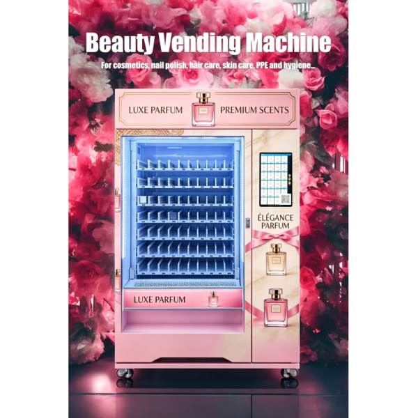 Cosmetics Perfume Vending Machine Designed to Engage Passersby and Increase Impulse Perfume Sales in Department Stores and Transit Hubs