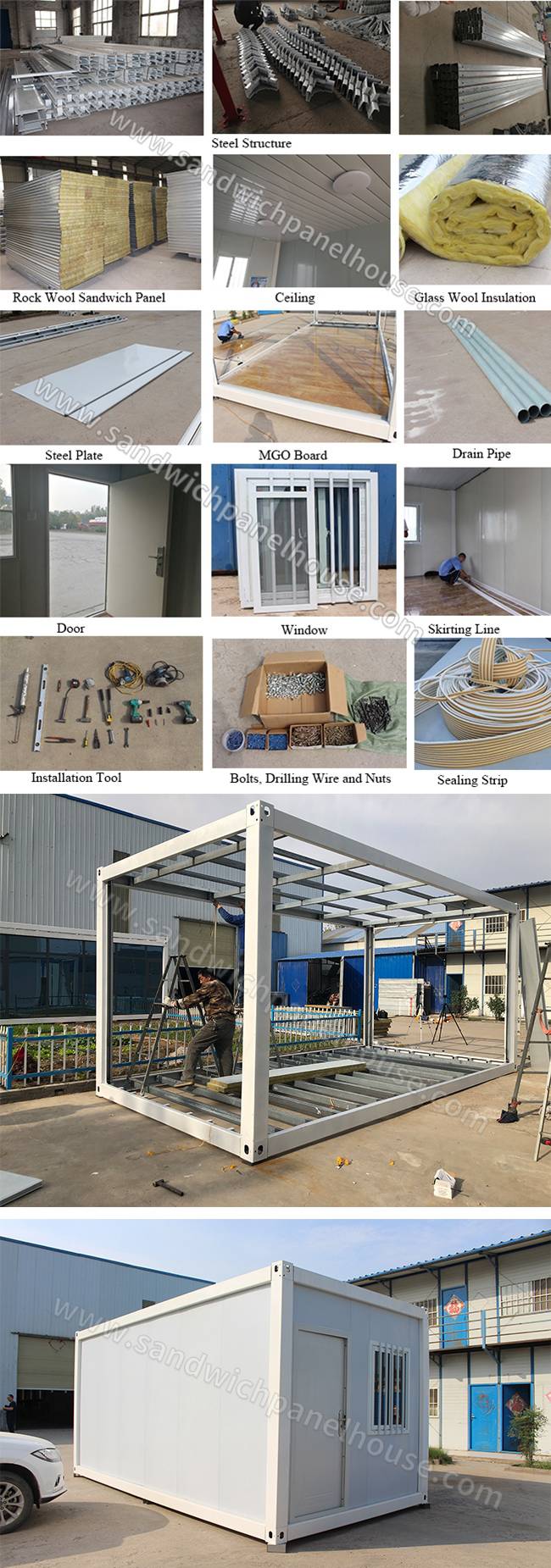 Insulated Metal Prefabricated Container House
