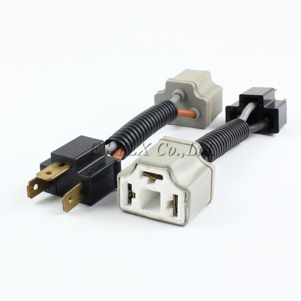 H4 9003 HB2 Ceramic Male Female Wiring harness H4 EXTENDED CONNECTOR/PLUG/ADAPTOR/SOCKET