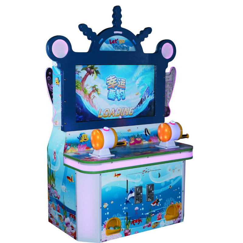 Shark Baby Kid Arcade Fishing Game Machine gameplay