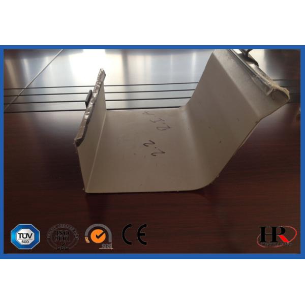 4kw Rain Gutter Roll Forming Machine For K Style Gutter / Half Round Gutter