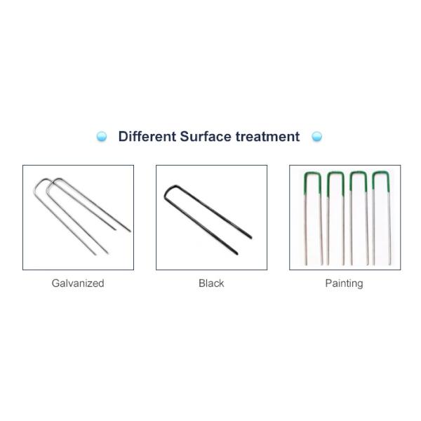 Garden Landscape Staples Stakes Anchoring Pins Nail 3mm X 150mm Size