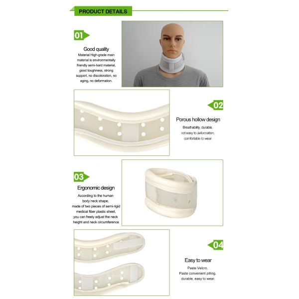 Whosale high quality plastic cervical collar neck support collar