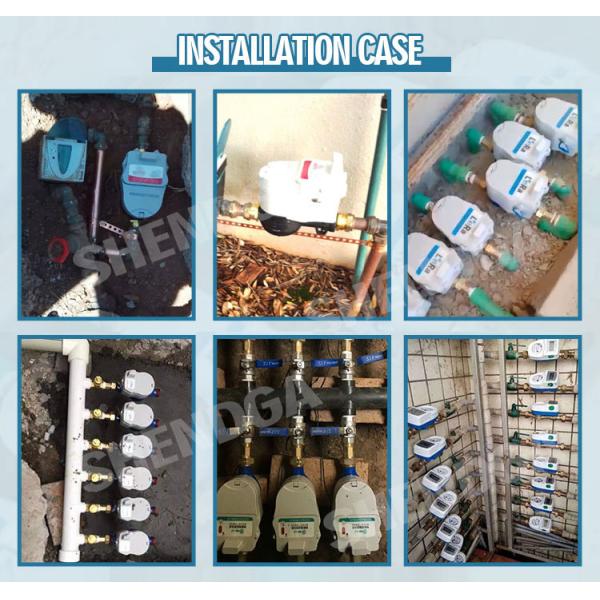 Utility Water Meter Lorawan Radio Module Smart Water Meter with App