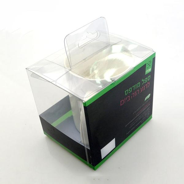 0.3mm PVC Open Closure Lockable Plastic Retail Boxes