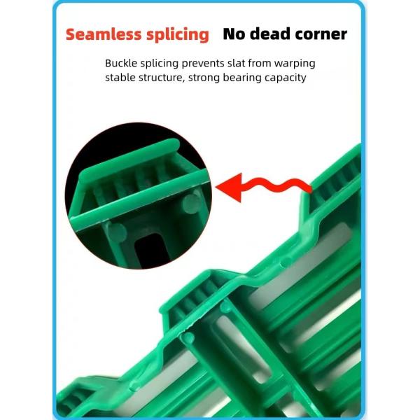 Fully Slat Goat Sheep Plastic Flooring Pure PP Slatted Floor For Pigs