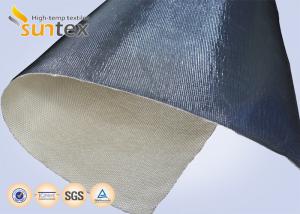 Buy cheap 14 microns Aluminum Foil Fiberglass Cloth Fire Insulation Blanket Glass Fiber Fabric product