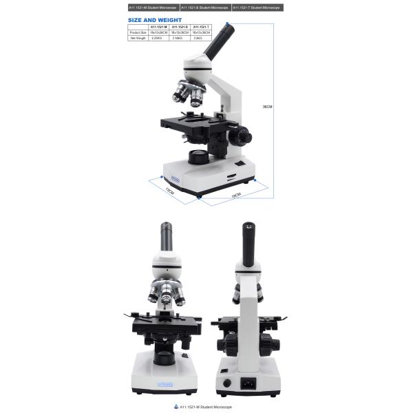Monocular Biological Student Microscope