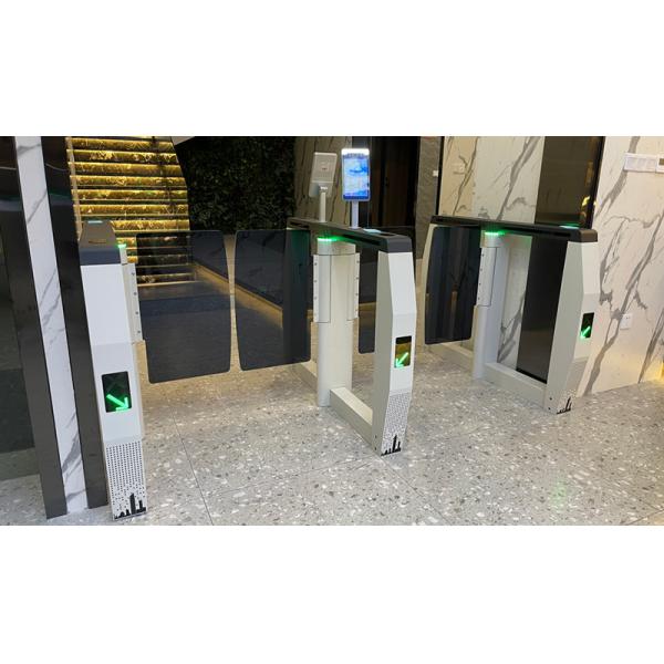 304 Stainless Steel Swing Turnstile Gate 0.2s Opening Closing Speed