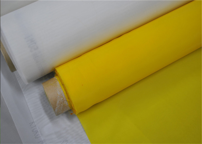 White 200 Mesh Polyester Screen Printing Fabric 45 Micron Thread
