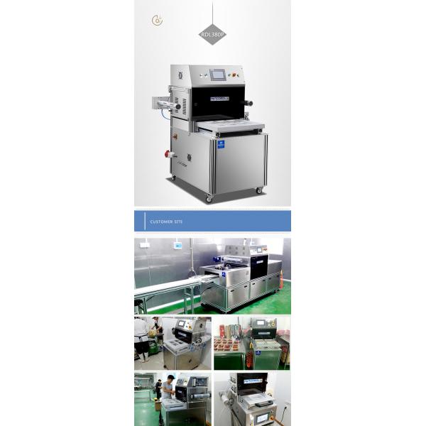 Floor Type Ready Meal Packaging Machine 6061 Anodized Aluminum Alloy Workbench