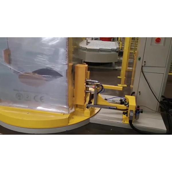 Remote Control Firm Durable Pallet Stretch Wrapping Machine High Wrapping Speed With Stable Performance