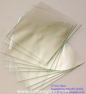 Buy cheap Alkaline Resistant Super Thin Glass Sheet Clear Color Easy Installation product