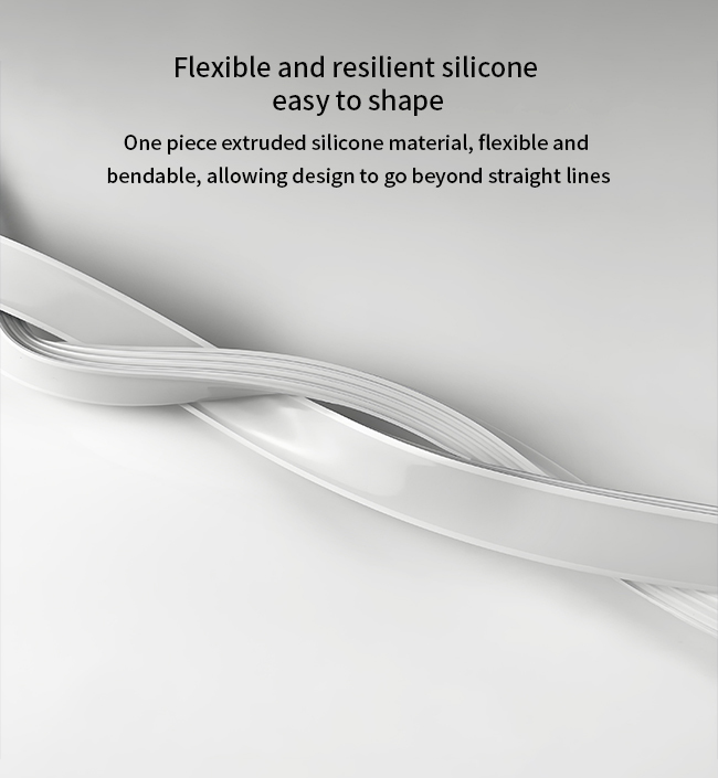Anti Yellowing Silicone Cover For LED Light Strip Indoor Lighting 20*14mm