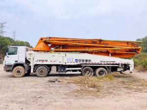 Buy cheap Zoomlion 56m Small Concrete Pump Truck Truck Mounted Boom Pump Remanufactured product