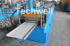 China PLC Control Cold Roll Forming Machine For Different Size Garage Door Panel on sale