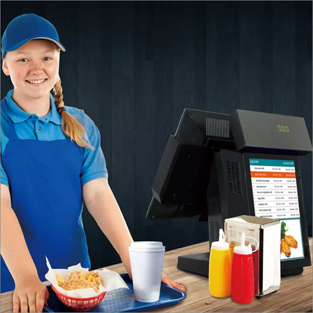 Android/Win Operation System 15 inch Payment Terminal Kiosk HDD-580 with SDK Function