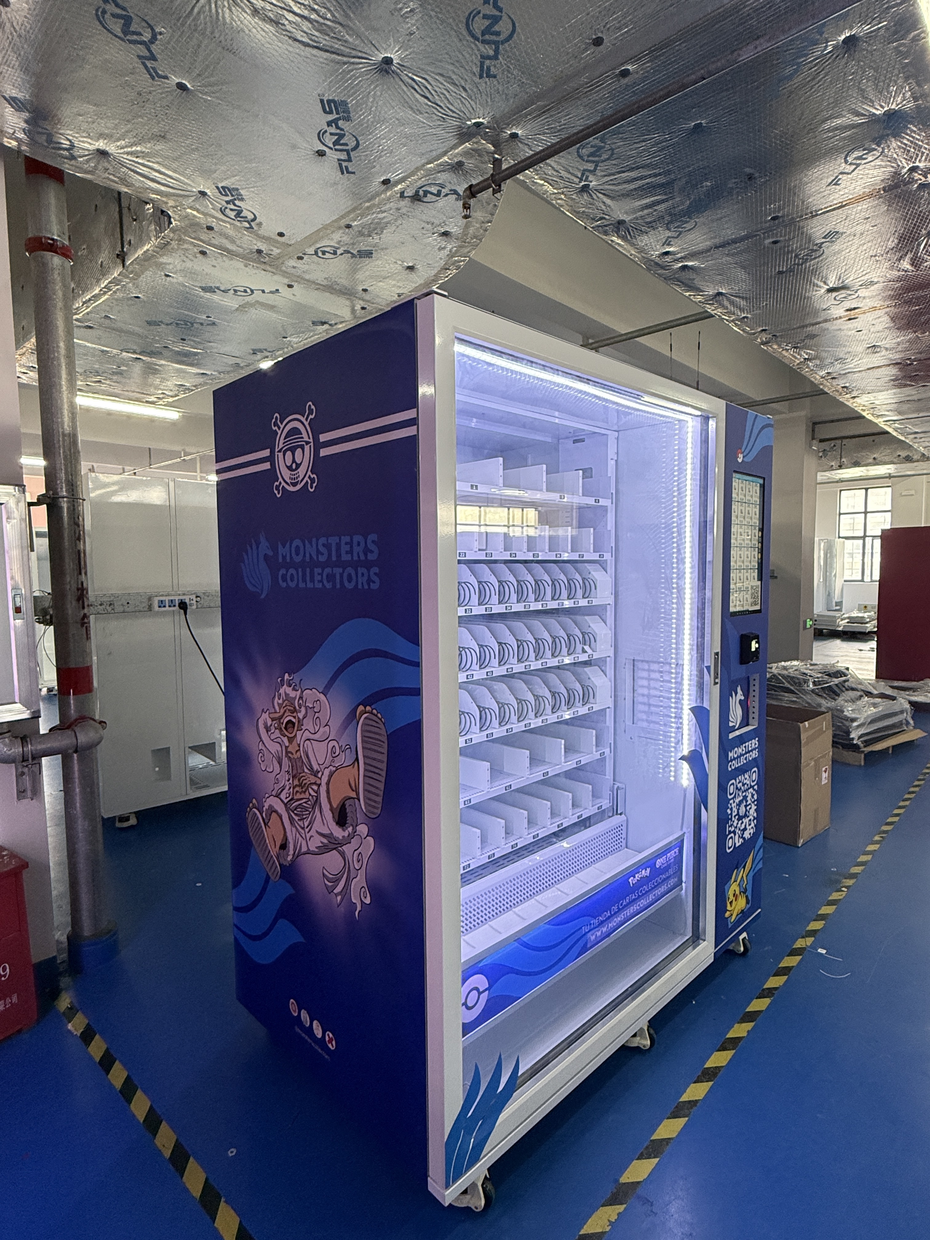 Monster Collection Vending Machine Customizable For Single Cards Booster Packs Sealed Booster Boxes