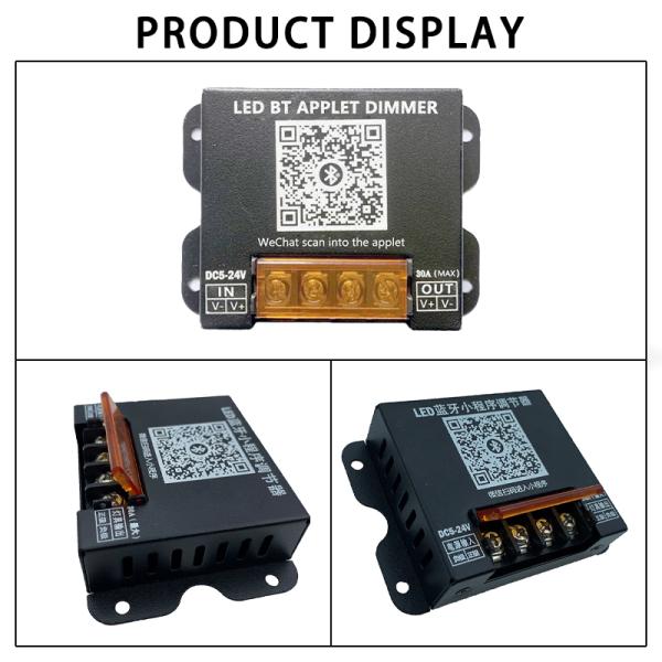 30A High Power LED Strip Smart Controller For Single Color Light Bar Dimming