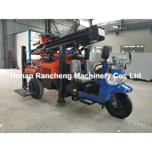 200m Depth Borehole Drilling Machine 65KW Tricycle Mounted Water Drilling Machine