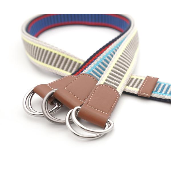 Printed Logo 88cm Length D Buckle Belts Cotton Webbing 3.0CM