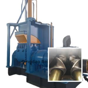 Dual Rotor Single Hydraulic Down Pressure Rubber Kneading Machine