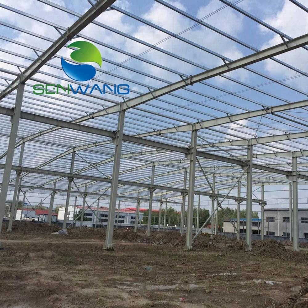 Strong Weather Resistance Large Span Steel Frame Building Steel Structure Warehouse Construction By Professional Designers