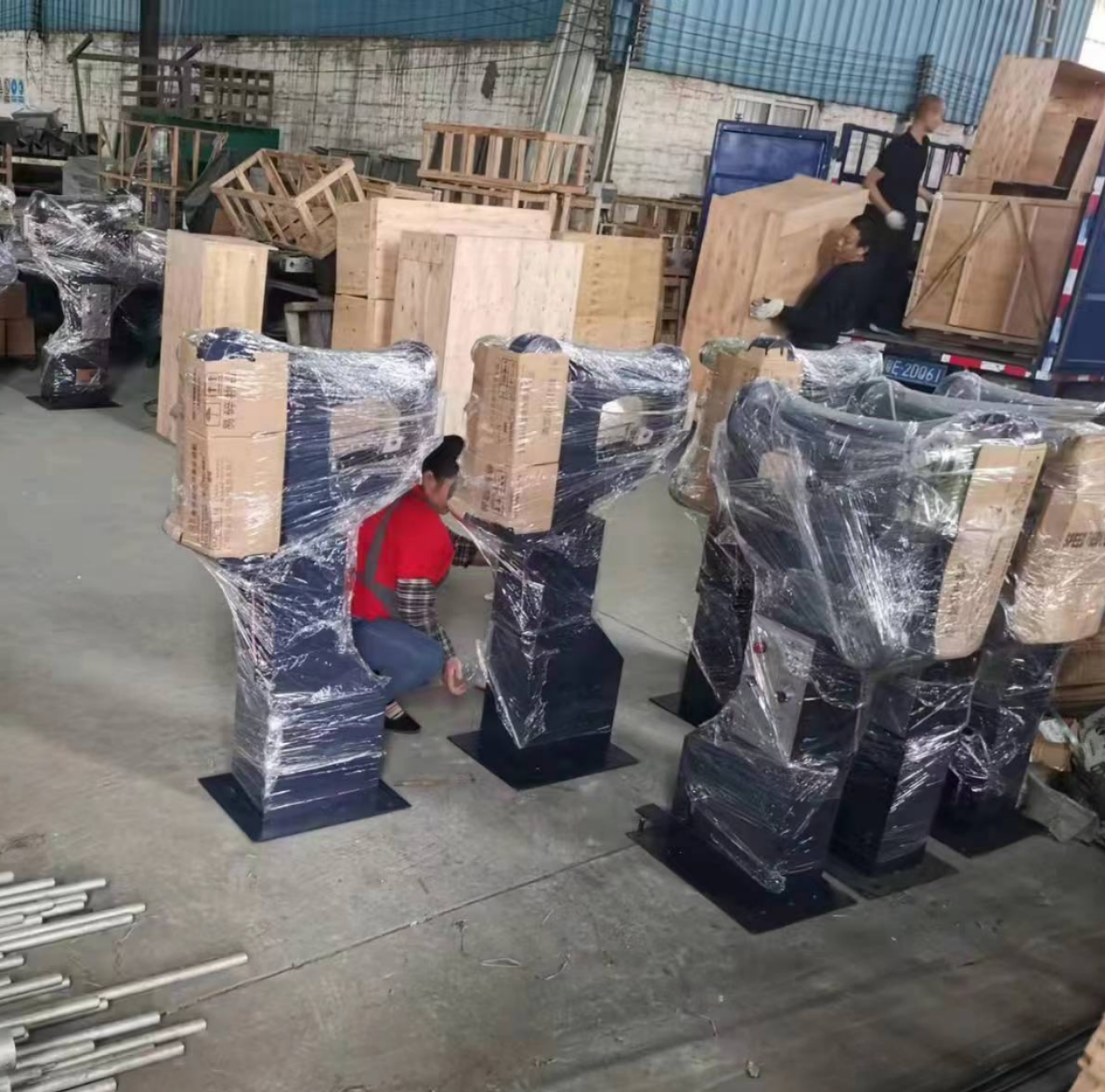 Semi Auto Paper Forming Machine For Film Paste Making Paper Box Corner Pasting Machine