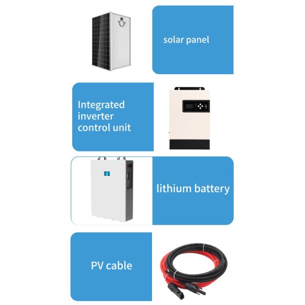 Complete Solar Photovoltaic System 3kw Solar Energy Storage System