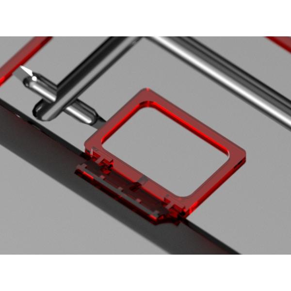 Transparent spk bracket (1*8) / Cold runner / Two-plates mold No.24319
