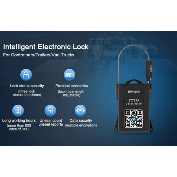 Jointech JT707A Smart Container Seal Tracking for Enhanced Cargo Security GPS Tracker Container