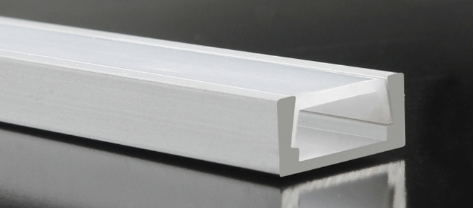 1606B Aluminum lighting strips profile Thin Strip Spot Light Profile stair Decorative Linear