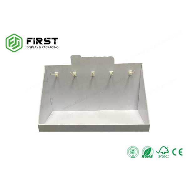 Easy Assembly Advertising Counter Display , Customized Printing Cardboard Counter Display Trays