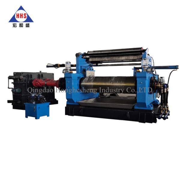 45KW 560x1000mm Xk450/560/610/660 Two Roll Open Mixing Mill Machine With Stock Blender High Efficiency