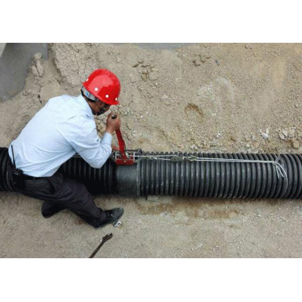Inner Rib Corrugated High Density Polyethylene Pipe / Hdpe Twin Wall Drainage Pipe