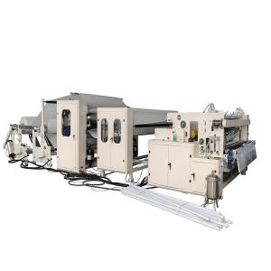 Buy cheap Fully Automatic Glue Lamination Toilet Tissue Paper Rewinding Machine product