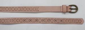 Buy cheap Old Brass Buckle Pink PU Ladies Belts With Punching Patterns product