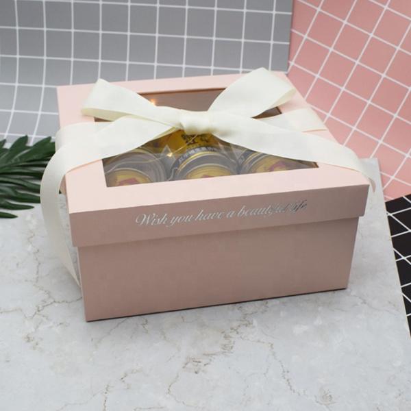 Hard Paper Box Packaging With Window / Custom Oem Odm Window Paper Box