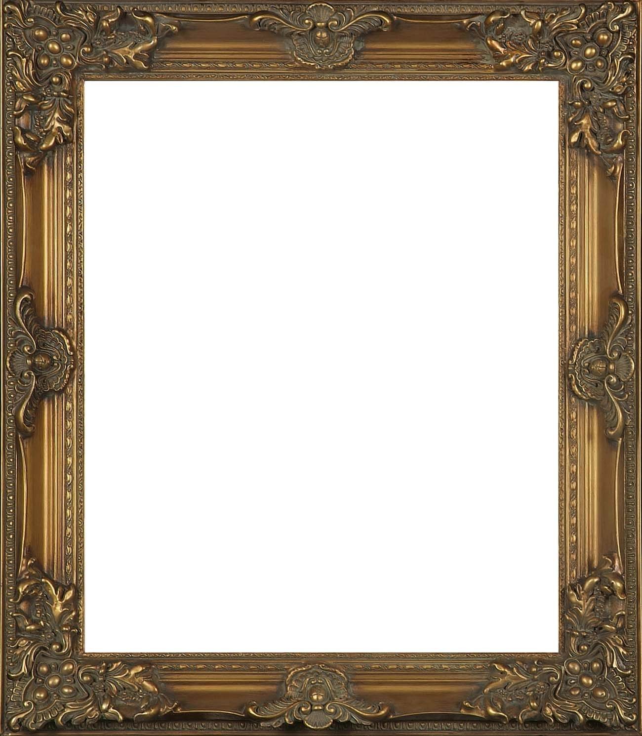 China antique gold wooden framed wall mirror on sale