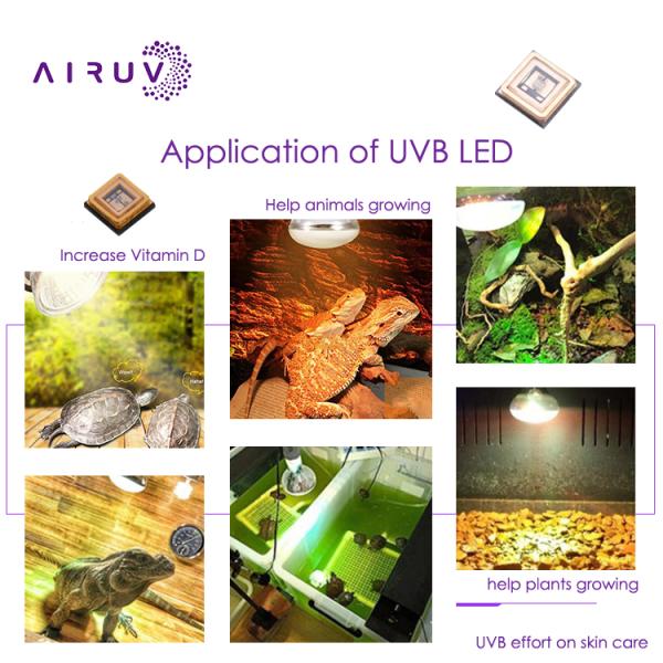 UVA UVB UVC UV LED Chips 365nm 385nm 395nm 3535 3838 6868 2828 1616 UV LED