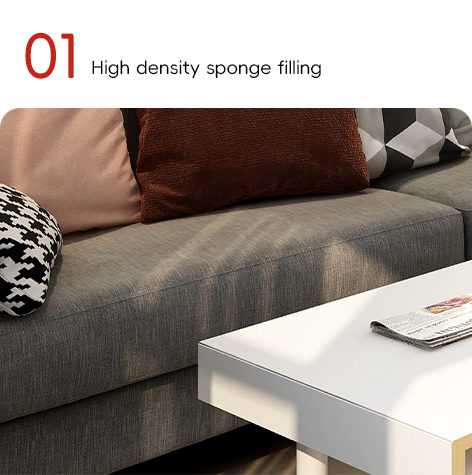 Support customization Soft and elegant style, enjoy the comfortable modern sofa