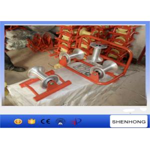 Straing Line Aluminum Cable Pulling Pulley 160mm Width 140mm Diameter