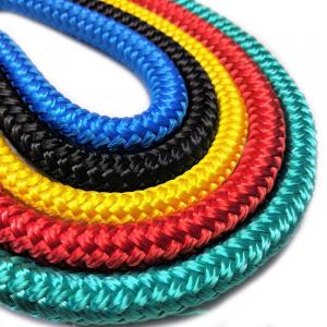 China Polyester Nylon Twist Braided Rope with Strong Pulling Force and 220m/roll Length on sale