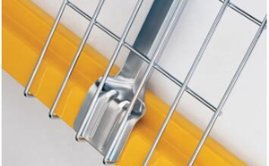 Galvanized Flared Shape Wire Mesh Decking Panels Euro Style RAL System