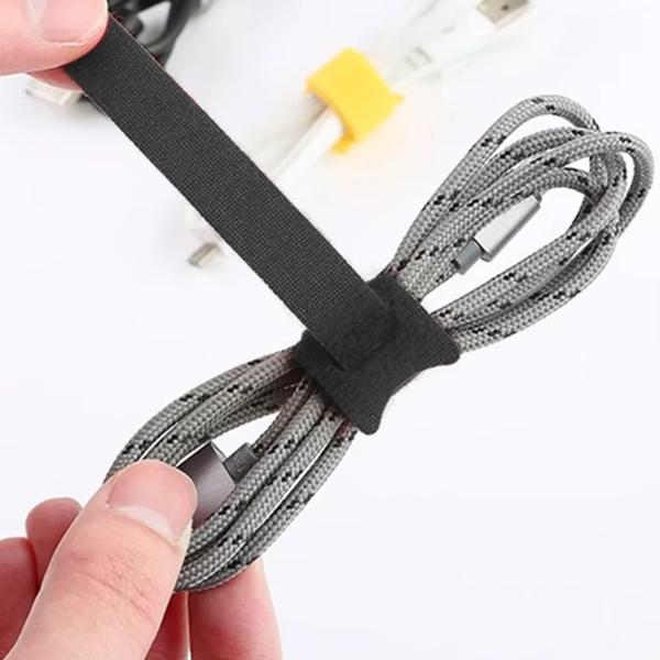 Customized Hook And Loop Cable Ties Self Locking Reusable Velcro Cable Ties Adjustable