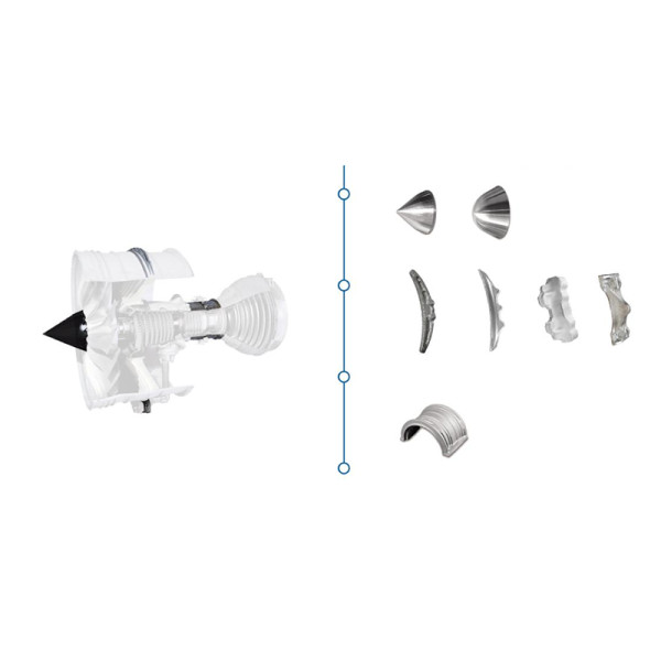 Buy cheap Customizable Commercial Aircraft Engine Blades AS9100 Compliant product