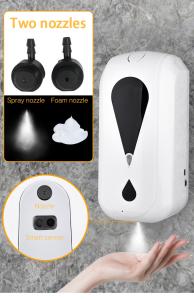 China Touch Free ABS 1000ml Automatic Hand Soap Dispenser USB charging on sale